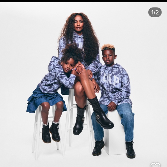 GAP LoveShackFancy Limited Edition Floral Hoodie NWT - Picture 3 of 8